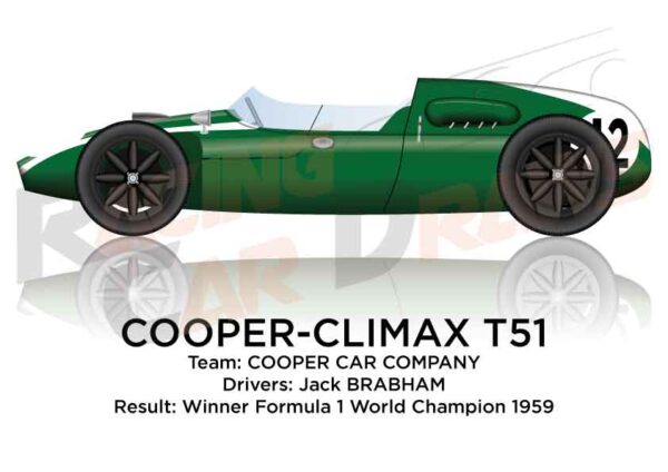 Cooper - Climax T51 winner Formula 1 World Champion 1959