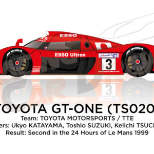 Toyota Gt-one TS020 n.3 second at the 24 Hours of Le Mans 2003