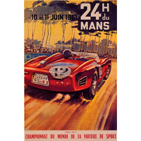 Poster 24 Hours of Le Mans 1961