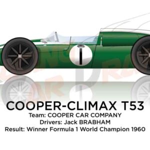 Cooper - Climax T53 winner Formula 1 World Champion 1960 with Jack Brabham