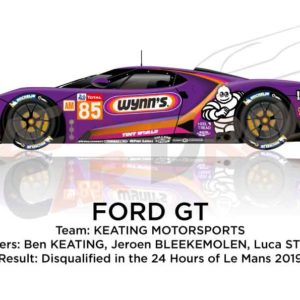 Ford GT n.85 disqualified class GTE AM 24 Hours of Le Mans 2019