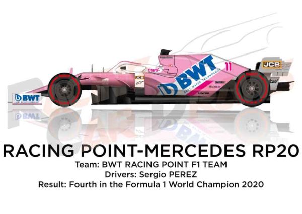 Racing Point - Mercedes RP20 n.11 Formula 1 2020