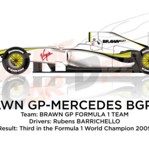 Brawn - Mercedes-Benz BGP001 n.23 third Formula 1 Champion 2009