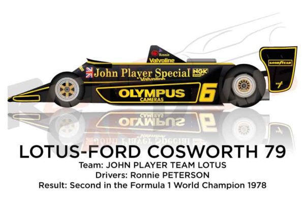 Lotus - Ford Cosworth 79 n.6 second Formula 1 World Champion 1978