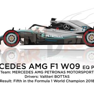 Mercedes F1 W09 EQ Power+ n.77 Formula 1 World Champion 2018