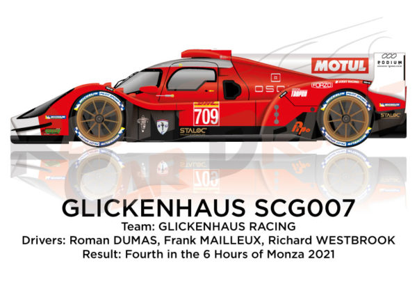 Glickenhaus SCG007 n.709 fourth 6 Hours of Monza 2021