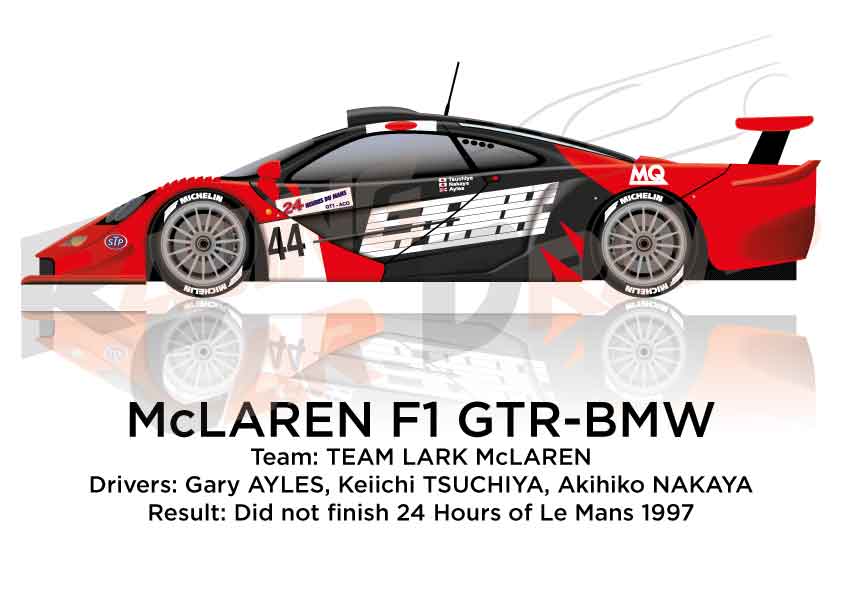 HPI RENAISSANCE 041C McLarenF1GTR Team LARK McLaren 24 Heures du Mans 1997 n44:Aylen-Nakaya-Tsuchiya