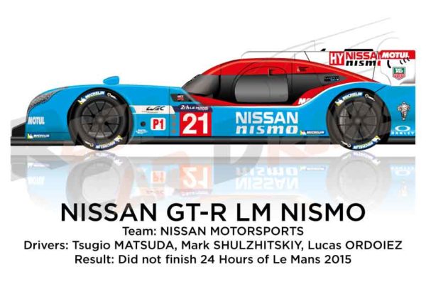 Nissan GT-R LM Nismo n.21 did not finish at 24 Hours of Le Mans 2015