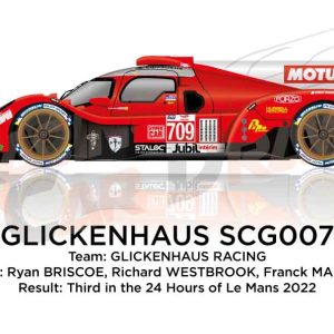 Glickenhaus SCG007 n.709 third in the 24 Hours of Le Mans 2022