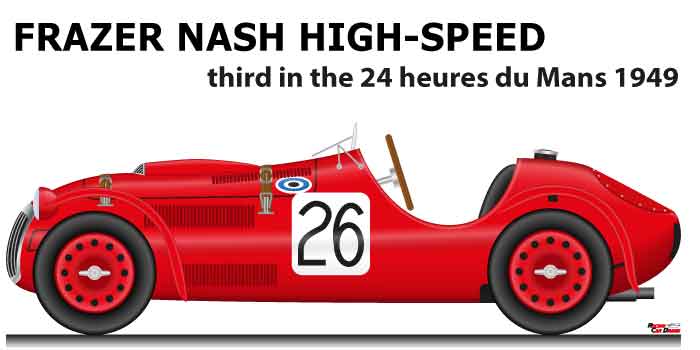 Frazer Nash High-Speed n.26 third 24 Hours of Le Mans 1949