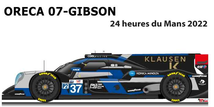 Oreca 07 - Gibson n.37 eleventh in the 24 hours of Le Mans 2022