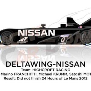 Deltawing - Nissan n.0 did not finish at the 24 Hours of Le Mans 2012