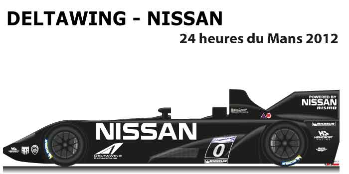 Deltawing - Nissan n.0 did not finish at the 24 Hours of Le Mans 2012