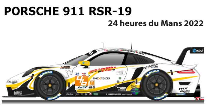 Porsche 911 RSR-19 n.46 did not finish 24 Hours of Le Mans 2022