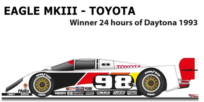 Eagle MKIII - Toyota n.98 winner 24 Hours of Daytona 1993