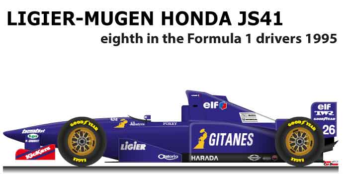 Ligier - Mugen Honda JS41 n.26 Formula 1 World Champion 1995