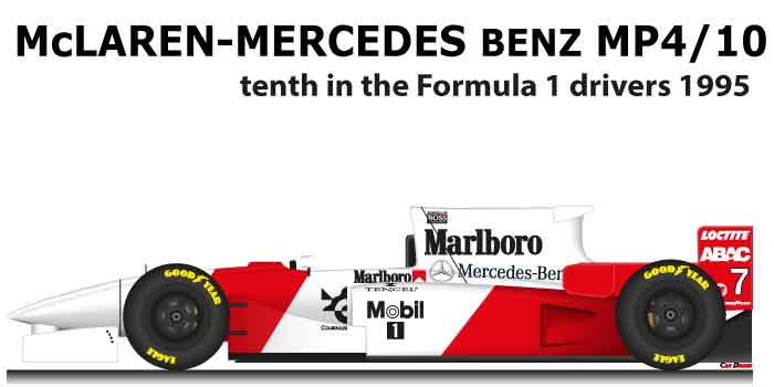 McLaren - Mercedes Benz MP4/10 n.7 in Formula 1 World Champion 1995