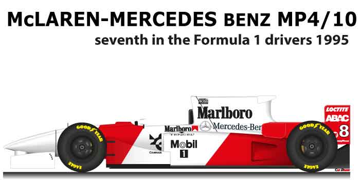 McLaren - Mercedes Benz MP4/10 n.8 in Formula 1 World Champion 1995