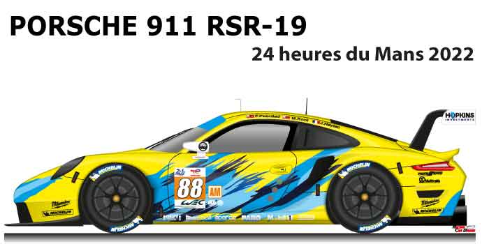 Porsche 911 RSR-19 n.88 thirty-eighth 24 Hours of Le Mans 2022