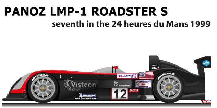 Panoz LMP-1 Roadster S n.12 finished seventh 24 Hours Le Mans 1999