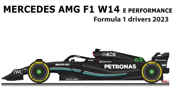 Mercedes AMG F1 W14 E Performance n.63 Formula 1 2023