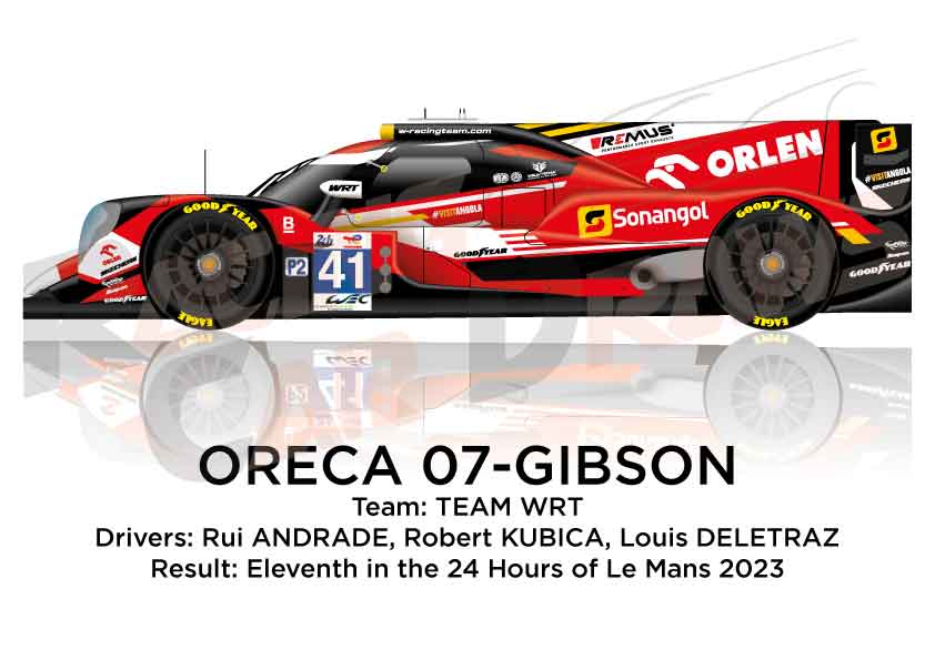 Oreca 07 - Gibson n.41 finished eleventh in the 24 hours of Le Mans 2023