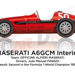 Maserati A6GCM Interim second in the Formula 1 World Champion 1953 with Fangio