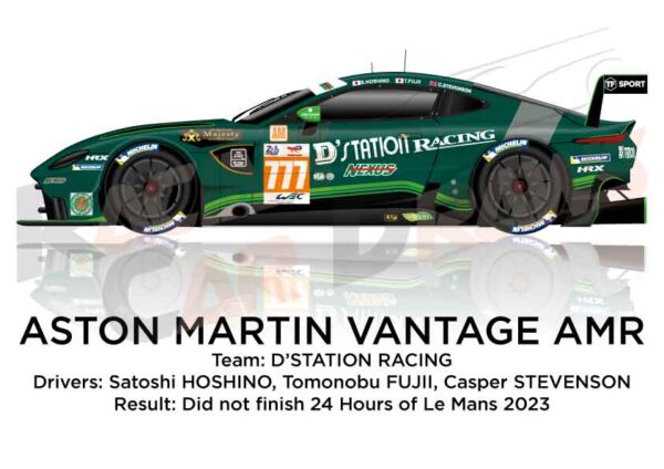 Aston Martin Vantage AMR n.777 in the 24 hours of Le Mans 2023