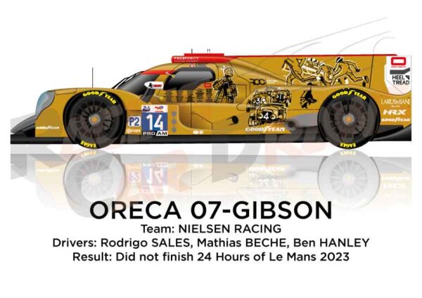 Oreca 07 - Gibson n.14 did not finish in the 24 hours of Le Mans 2023