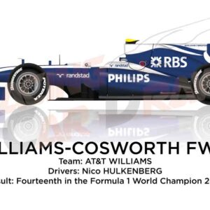 Williams - Cosworth FW32 n.10 in the Formula 1 Champion 2010