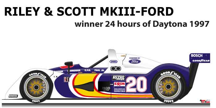 Riley & Scott MKIII - Ford n.20 winner 24 Hours of Daytona 1997