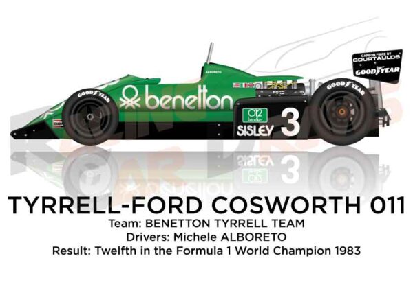 Tyrrell - Ford Cosworth 011 n.3 Formula 1 Champion 1983