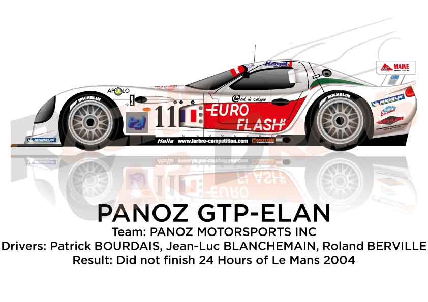 Panoz GTP - Elan n.11 at 24 Hours of Le Mans 2004