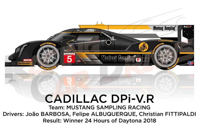 Cadillac DPi V.R n.5 winner the 24 hours of Daytona 2018