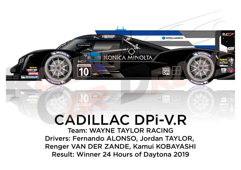 Cadillac DPi V.Rn.10 winner the 24 hours of Daytona 2019