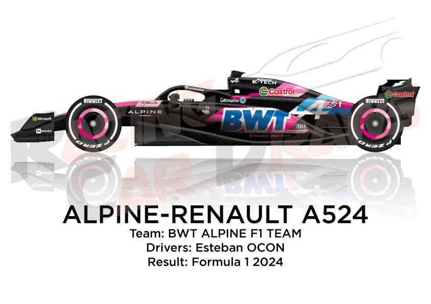Alpine - Renault A524 n.31 Formula 1 2024