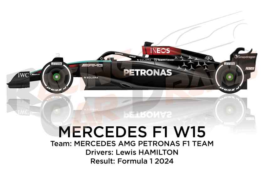 Mercedes F1 W15 n.44 Formula 1 2024