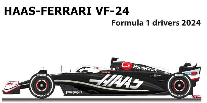 Haas - Ferrari VF-24 n.20 Formula 1 2024
