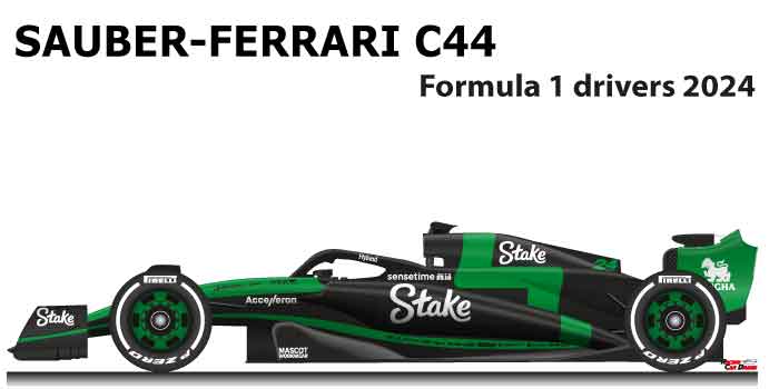 Sauber - Ferrari C44 n.24 Formula 1 2024
