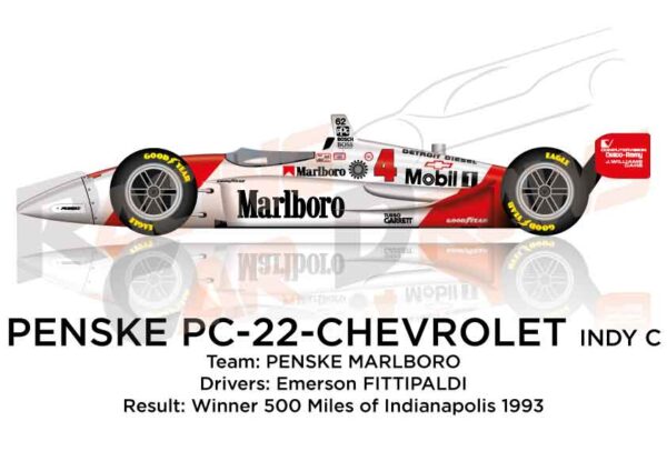 Penske PC-22 - Chevrolet n.4 Winner 500 Miles Indianapolis 1993
