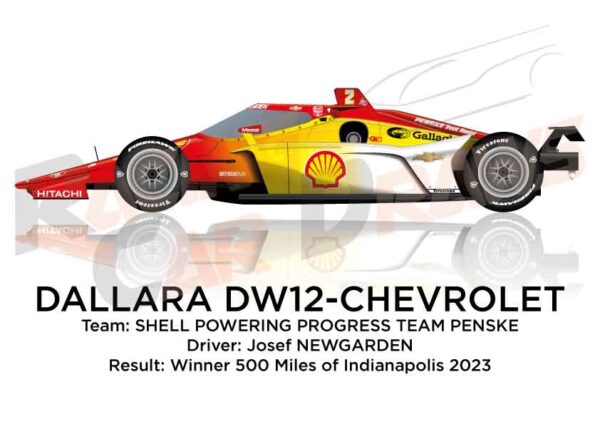 Dallara DW12 - Chevrolet n.2 Winner 500 Miles Indianapolis 2023