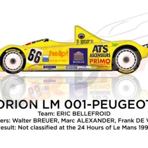 Orion LM 001 - Peugeot n.66 in the 24 Hours of Le Mans 1992