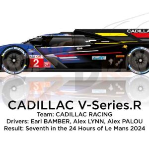 Cadillac V-Series.R n.2 24 Hours of Le Mans 2024