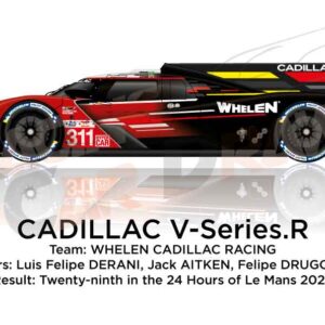 Cadillac V-Series.R n.311 in the 24 Hours of Le Mans 2024