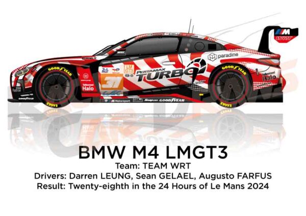 BMW M4 LMGT3 n.31 in the 24 Hours of Le Mans 2024