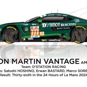 Aston Martin Vantage AMR LMGT3 n.777 Le Mans 2024