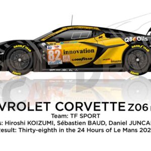 Chevrolet Corvette Z06 GT3.R n.82 in 24 Hours of Le Mans 2024