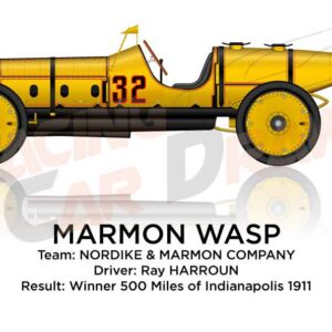 Marmon Wasp n.32 Winner 500 Miles Indianapolis 1911