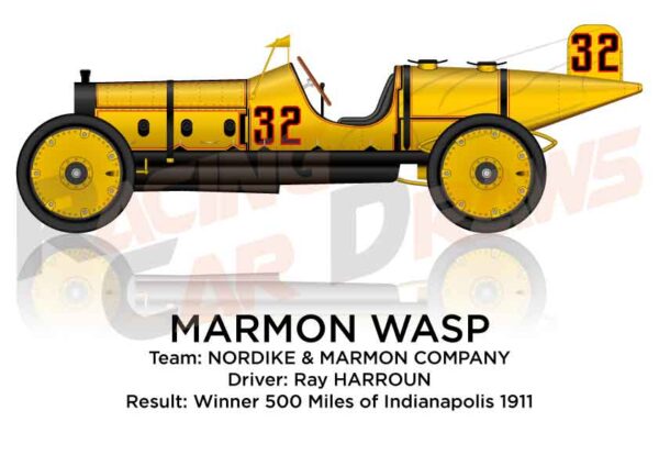 Marmon Wasp n.32 Winner 500 Miles Indianapolis 1911