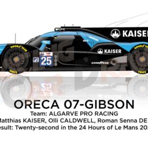 Oreca 07 - Gibson n.25 in 24 hours of Le Mans 2024